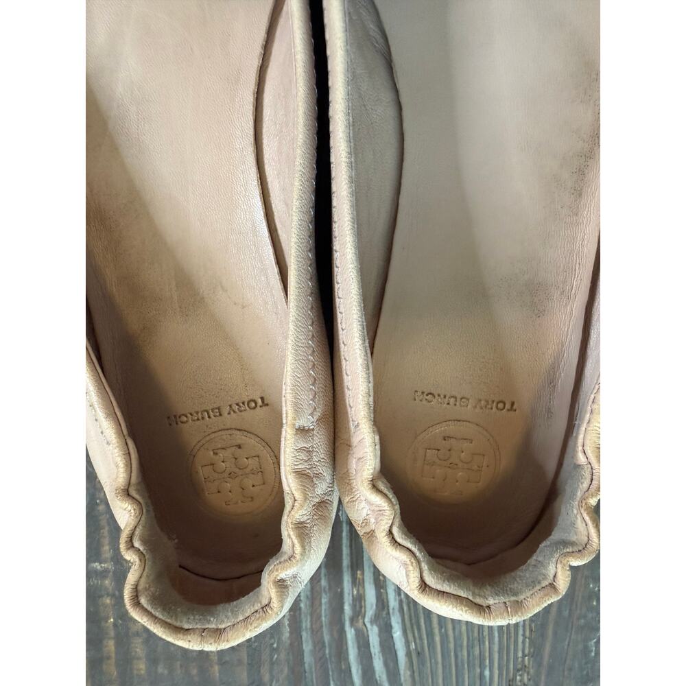 Tory Burch Minnie Travel Ballet Flats Pink Size 9.5 - Picture 7 of 7